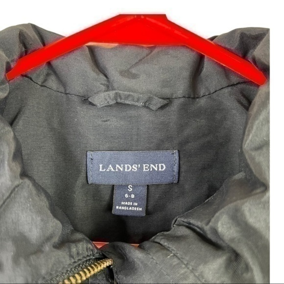Lands’End Women Jacket Black Buttons Zipper Size S - Picture 3 of 12